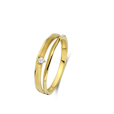 Geel gouden ring