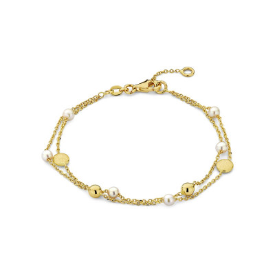 Geel gouden armband