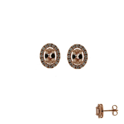 Oorringen met kleursteen