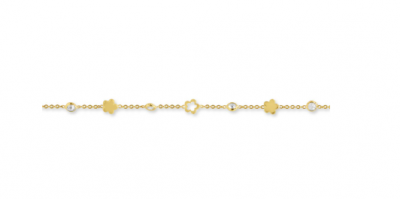 Geel gouden armband