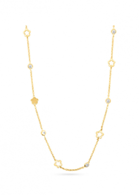 Geel gouden collier