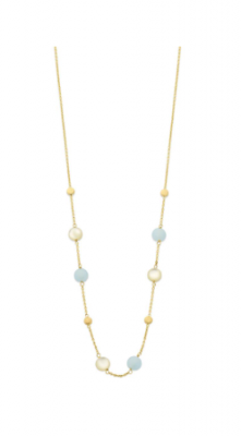 Collier met kleurstenen