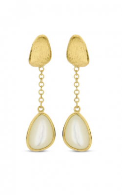 Geel gouden slingeroorringen