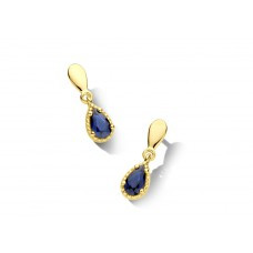 Oorringen met kleursteen