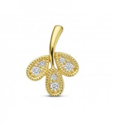 Geel gouden hanger