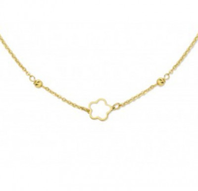 Geel gouden collier