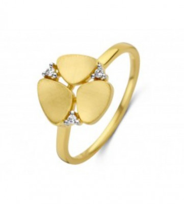 Bicolor gouden ring