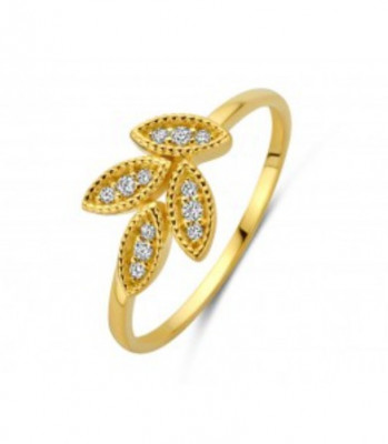 Geel gouden ring