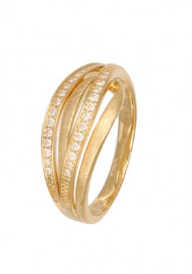 Geel gouden ring