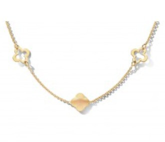 Geel gouden collier